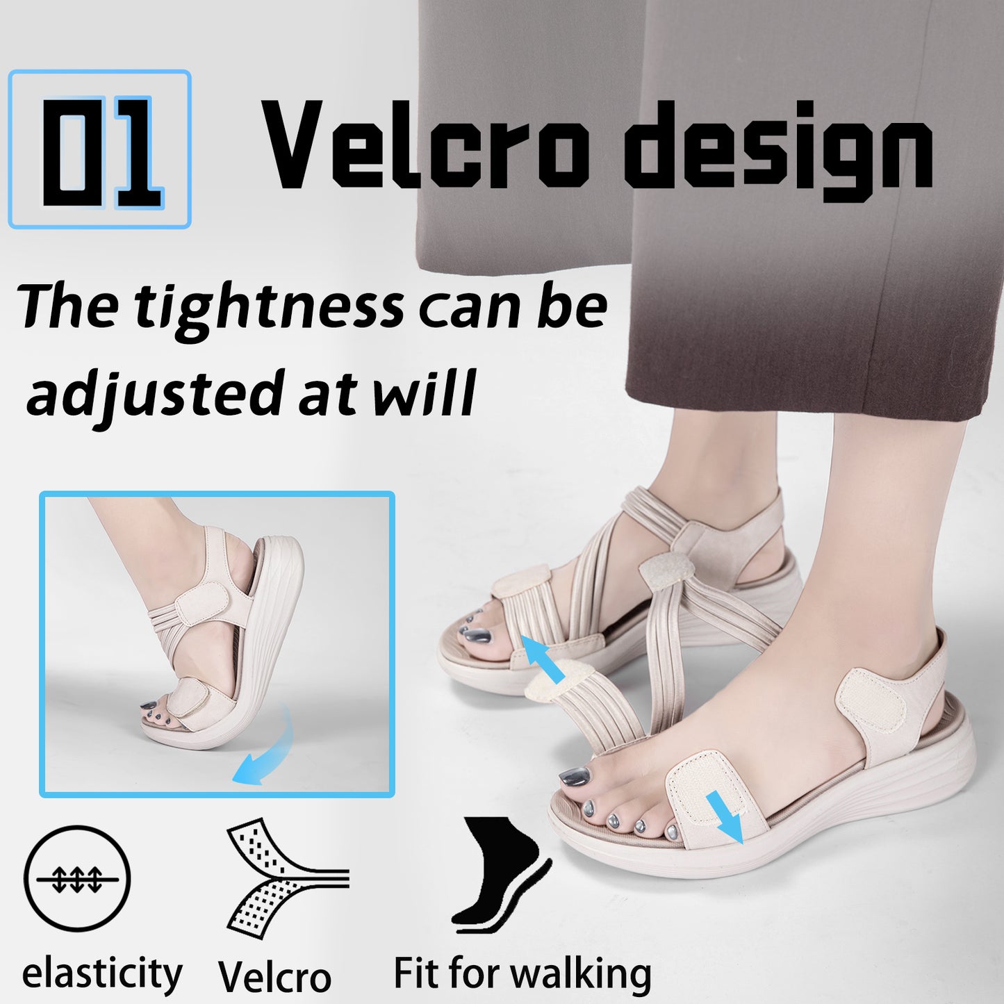 Sen Grey Sandals