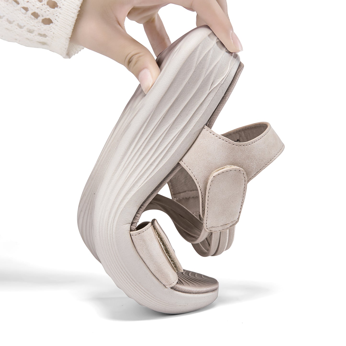 Sen Grey Sandals