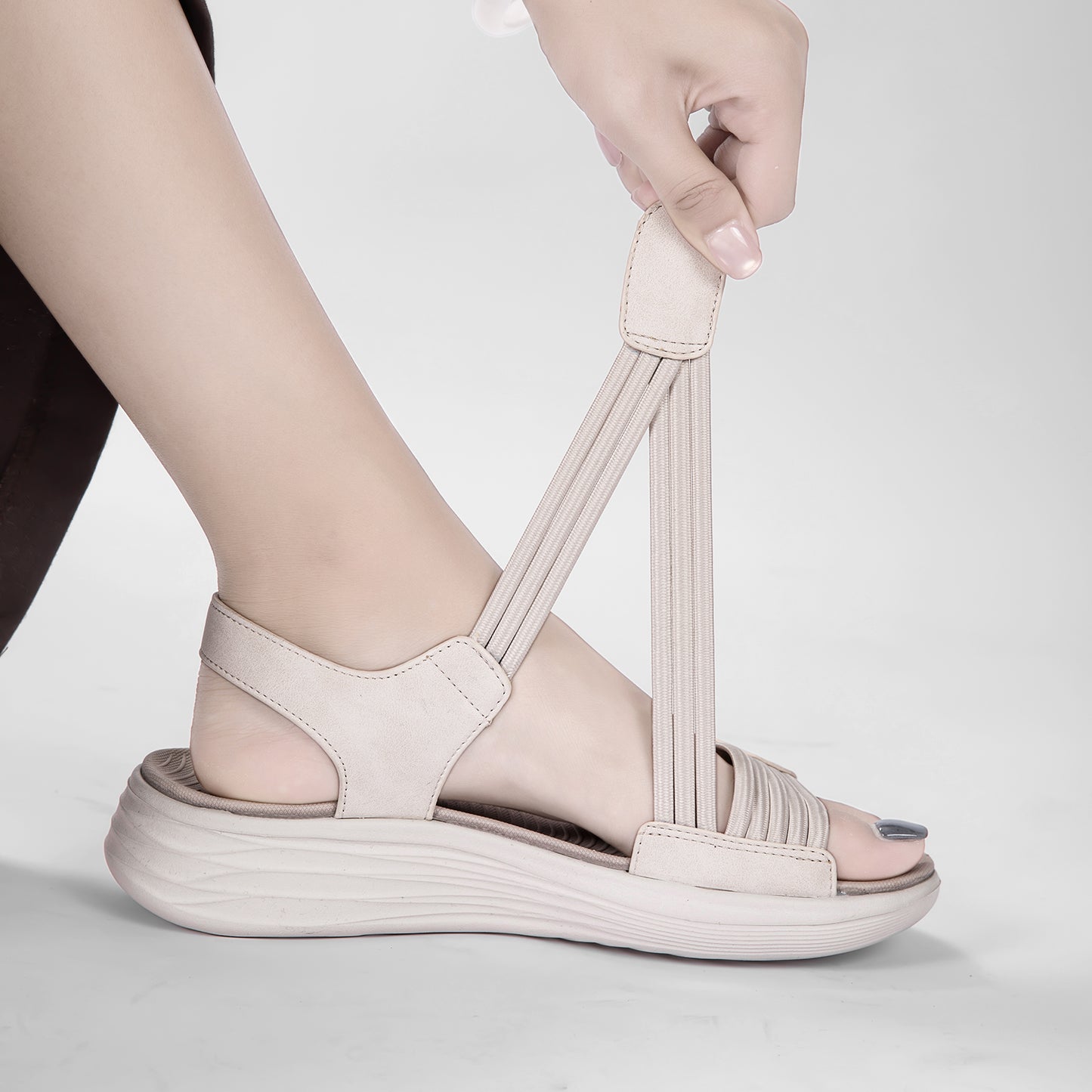 Sen Grey Sandals