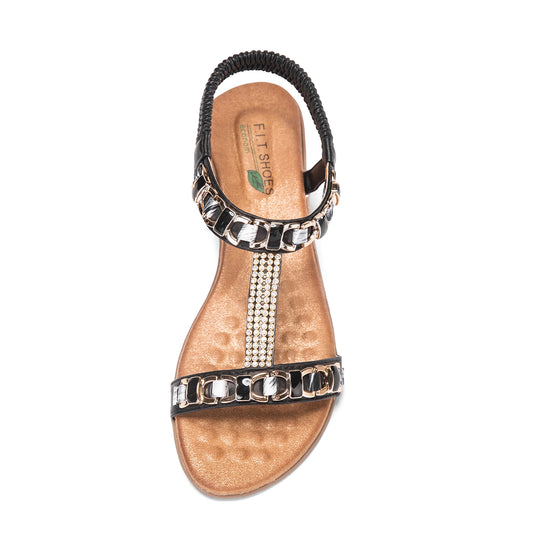 Rottnest Black Sandals