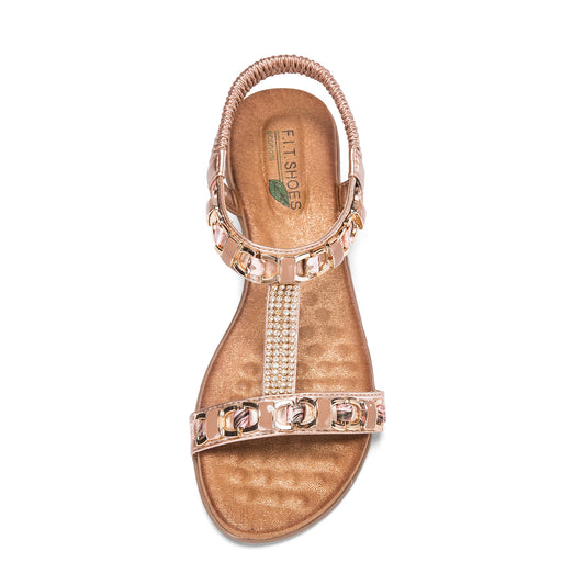 Rottnest Rose Gold Sandals