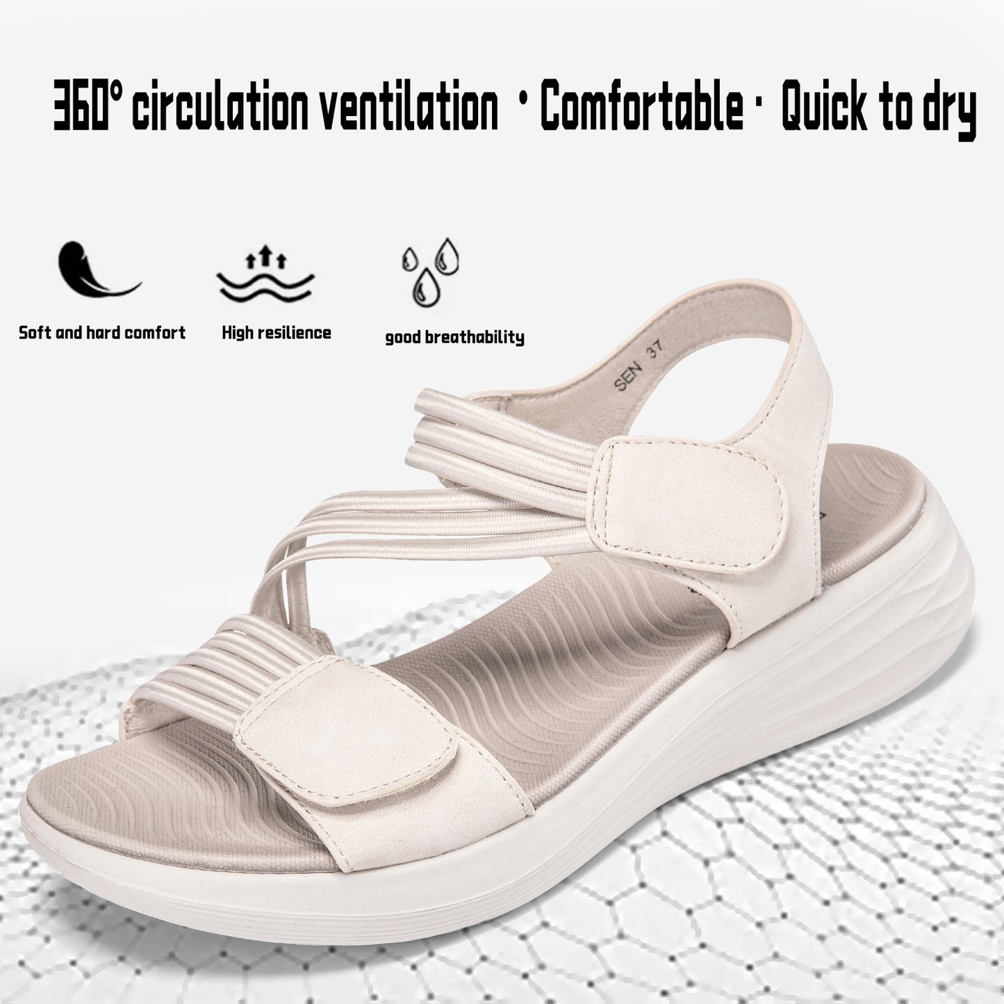Sen Grey Sandals